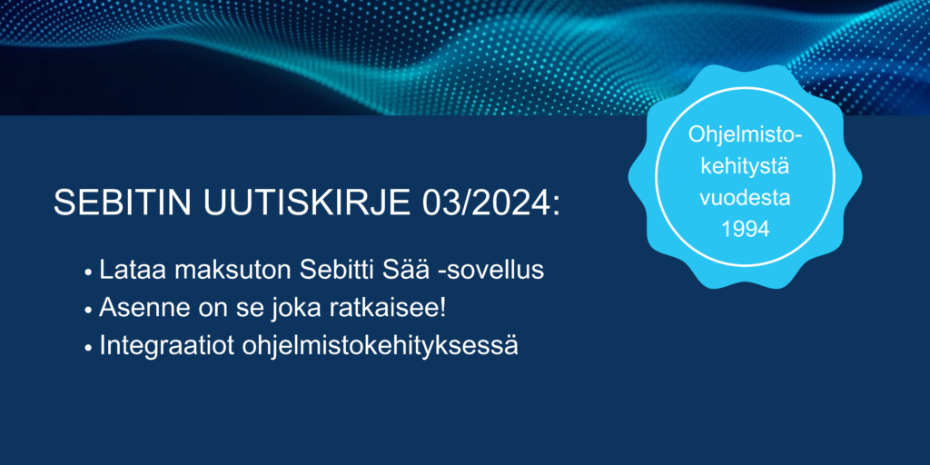 Uutiskirjeen aiheiden yhteenveto