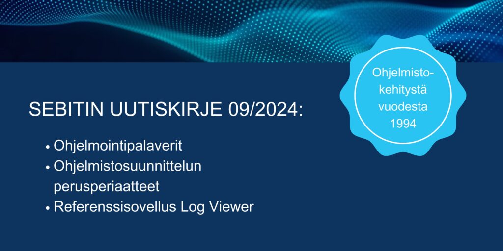 Uutiskirjeen 09/24 sisällön yhteenveto.