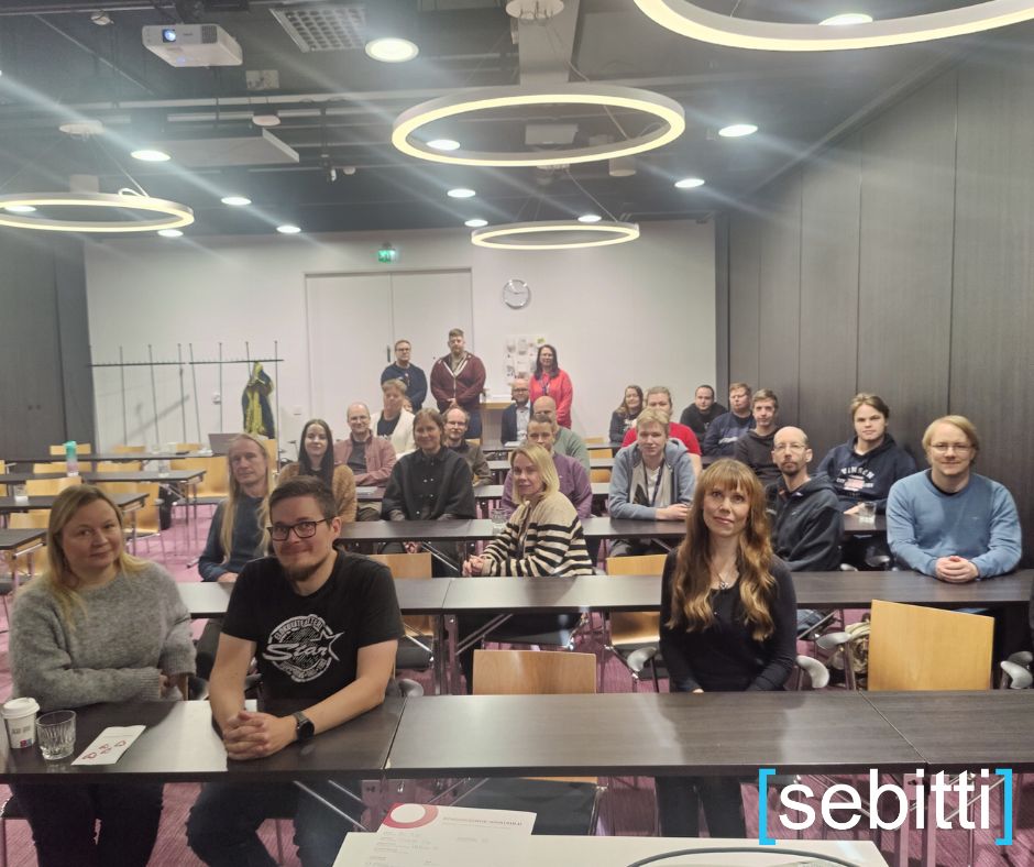 Ryhmäkuva Sebitin kehityspäiviltä 2024