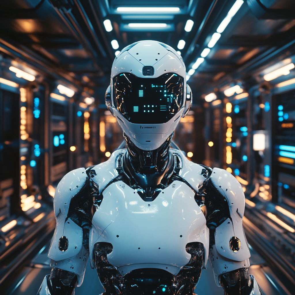 AI tekoälyyn viittaava robotti