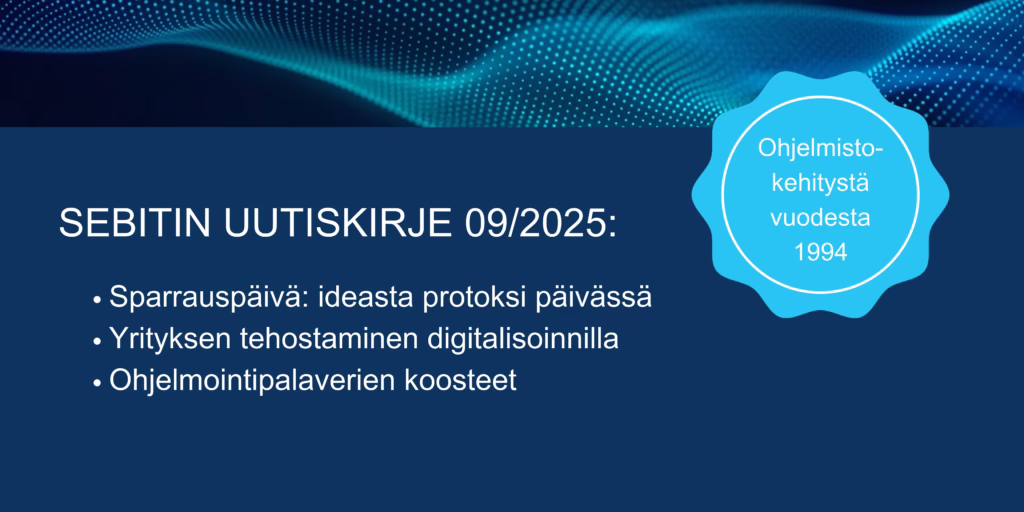 Uutiskirjeen aiheet 09/2025
