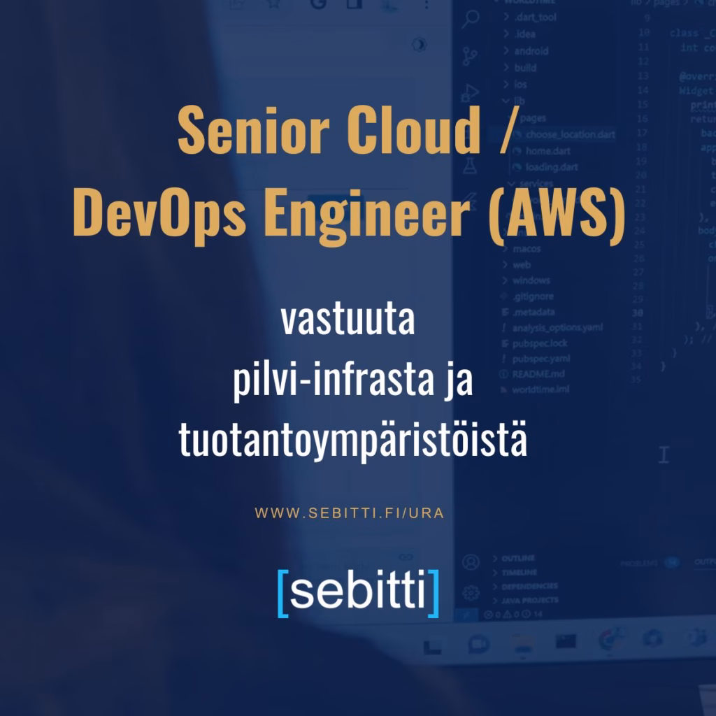 AWS rekrytointi-ilmoitus